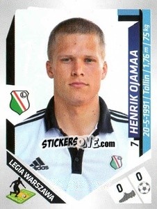 Sticker Ojamaa - Ekstraklasa 2013-2014 - Panini