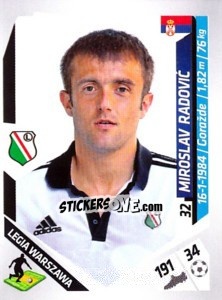 Cromo Radovic - Ekstraklasa 2013-2014 - Panini