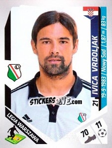 Sticker Vrdoljak - Ekstraklasa 2013-2014 n. 156 - Panini