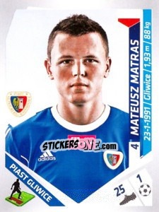 Sticker Matras - Ekstraklasa 2013-2014 n. 166 - Panini