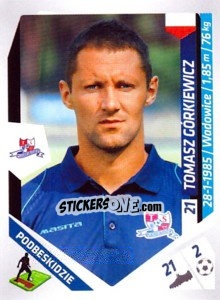 Sticker Gorkiewicz - Ekstraklasa 2013-2014 n. 182 - Panini