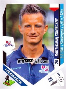 Figurina Konieczny - Ekstraklasa 2013-2014 - Panini