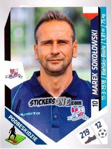 Figurina Sokolowski - Ekstraklasa 2013-2014 - Panini