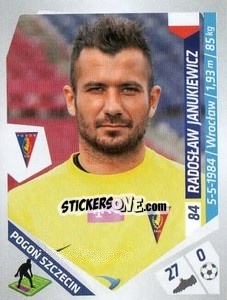 Sticker Janukiewicz - Ekstraklasa 2013-2014 n. 200 - Panini