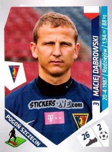 Cromo Dabrowski - Ekstraklasa 2013-2014 - Panini