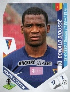 Figurina Djousse - Ekstraklasa 2013-2014 n. 218 - Panini