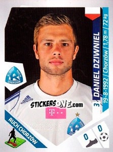 Sticker Dziwniel - Ekstraklasa 2013-2014 - Panini