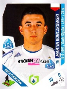 Sticker Konczkowski - Ekstraklasa 2013-2014 n. 222 - Panini