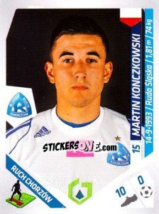 Sticker Konczkowski - Ekstraklasa 2013-2014 - Panini