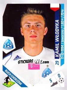 Cromo Wlodyka - Ekstraklasa 2013-2014 - Panini