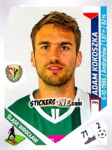 Cromo Kokoszka - Ekstraklasa 2013-2014 - Panini