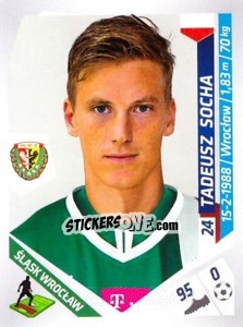 Sticker Socha - Ekstraklasa 2013-2014 n. 246 - Panini