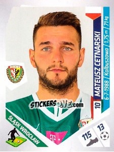 Sticker Cetnarski - Ekstraklasa 2013-2014 n. 255 - Panini