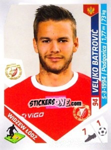 Sticker Batrovic - Ekstraklasa 2013-2014 n. 270 - Panini