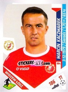 Sticker Kaczmarek - Ekstraklasa 2013-2014 n. 271 - Panini