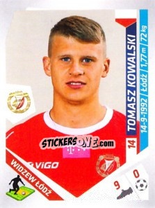 Figurina Kowalski - Ekstraklasa 2013-2014 - Panini