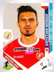 Cromo Nowak - Ekstraklasa 2013-2014 - Panini