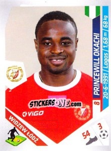 Cromo Okachi - Ekstraklasa 2013-2014 - Panini