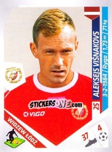 Cromo Visnakovs A. - Ekstraklasa 2013-2014 - Panini