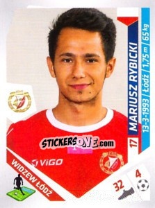 Sticker Rybicki - Ekstraklasa 2013-2014 n. 278 - Panini