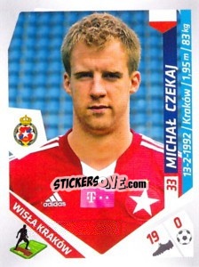 Sticker Czekaj - Ekstraklasa 2013-2014 n. 284 - Panini