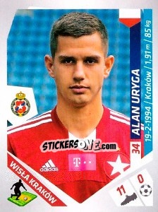 Sticker Uryga - Ekstraklasa 2013-2014 n. 297 - Panini