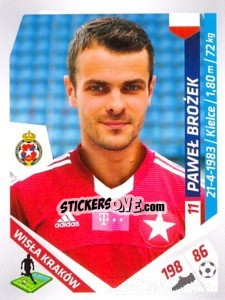 Sticker Brozek - Ekstraklasa 2013-2014 n. 299 - Panini