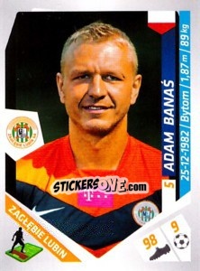 Figurina Banas - Ekstraklasa 2013-2014 n. 301 - Panini
