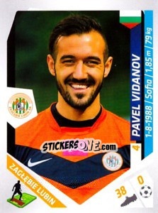 Sticker Vidanov - Ekstraklasa 2013-2014 n. 306 - Panini