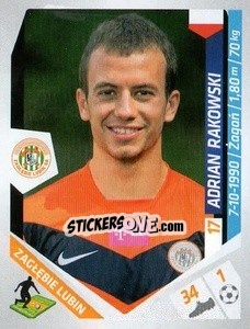 Sticker Rakowski - Ekstraklasa 2013-2014 - Panini