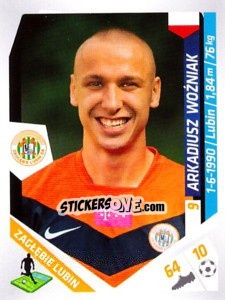 Sticker Wozniak - Ekstraklasa 2013-2014 - Panini