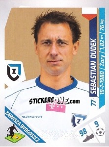 Sticker Dudek - Ekstraklasa 2013-2014 - Panini