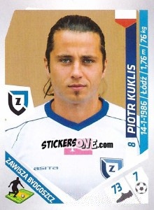 Sticker Kuklis - Ekstraklasa 2013-2014 n. 334 - Panini