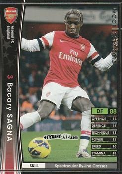 Cromo Bacary Sagna - Sega World Club Champion Football 2012-2013
 n. 6 - Panini