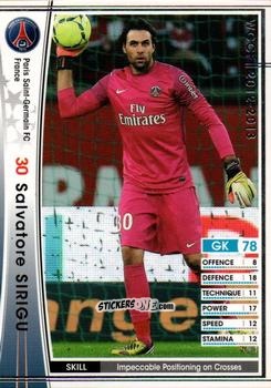 Cromo Salvatore Sirigu - Sega World Club Champion Football 2012-2013
 n. 81 - Panini