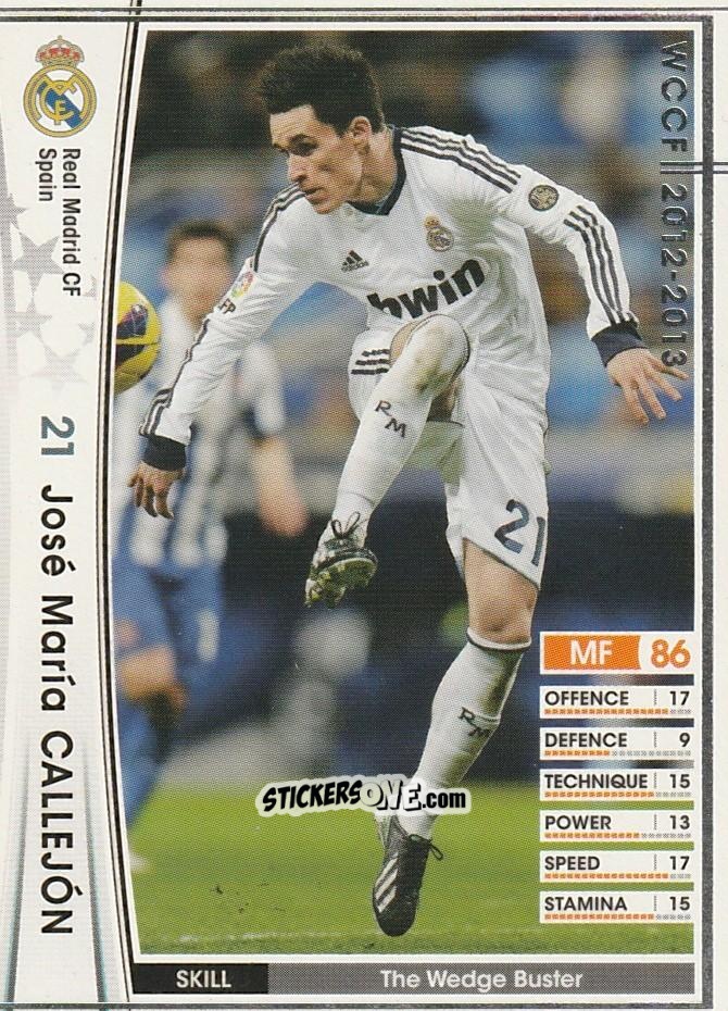 Figurina José Callejón - Sega World Club Champion Football 2012-2013
 n. 359 - Panini