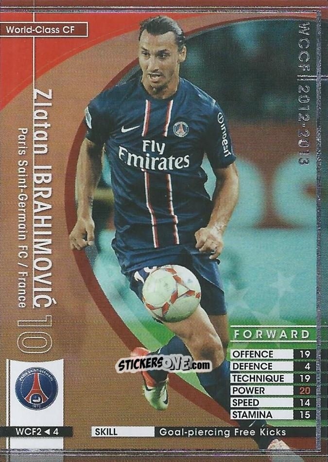 Cromo Zlatan Ibrahimović - Sega World Club Champion Football 2012-2013
 n. WCF2 - Panini