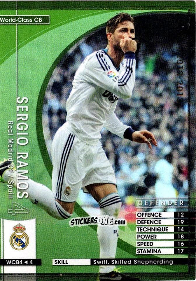 Sticker Sergio Ramos - Sega World Club Champion Football 2012-2013
 n. WCB4 - Panini