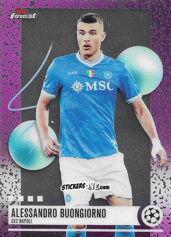 Figurina Alessandro Buongiorno - Finest UEFA Club Competitions 2025-2026
 n. 311 - Topps