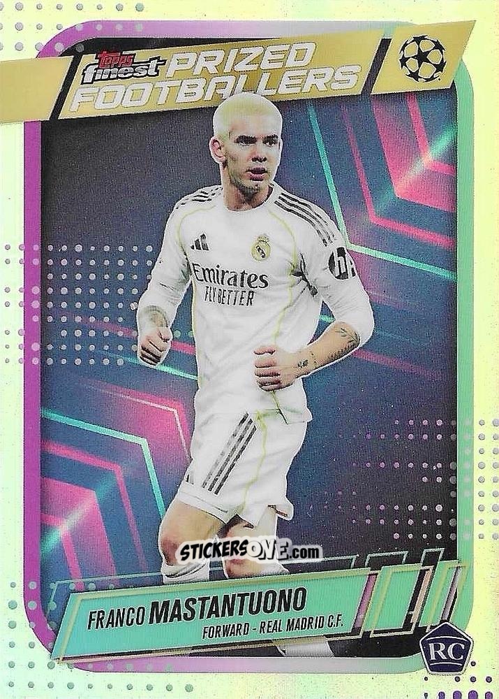 Cromo Franco Mastantuono - Finest UEFA Club Competitions 2025-2026
 n. PF-14 - Topps