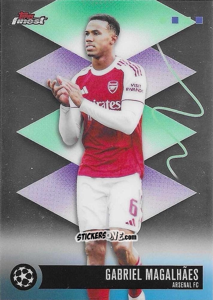 Cromo Gabriel Magalhães - Finest UEFA Club Competitions 2025-2026
 n. 414 - Topps