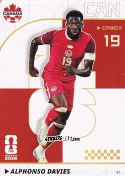 Cromo Alphonso Davies - Kayou FIFA World Cup 2026
 n. 57 - Panini