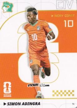 Cromo Simon Adingra - Kayou FIFA World Cup 2026
 n. 71 - Panini