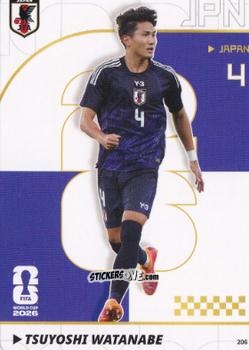 Figurina Tsuyoshi Watanabe - Kayou FIFA World Cup 2026
 n. 206 - Panini