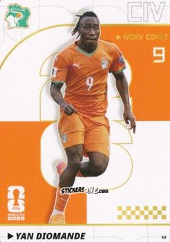 Sticker Yan Diomande - Kayou FIFA World Cup 2026
 n. 69 - Panini
