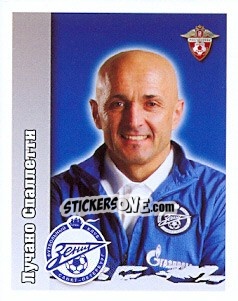 Sticker Лучано Спаллетти / Luciano Spalletti - Russian Football Premier League 2010 - Sportssticker