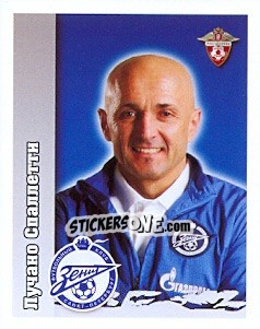 Sticker Лучано Спаллетти / Luciano Spalletti - Russian Football Premier League 2010 n. 73 - Sportssticker