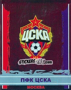 Sticker Эмблема ПФК ЦСКА Москва - Russian Football Premier League 2010 n. 124 - Sportssticker