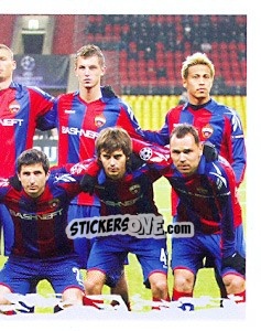 Sticker Командное фото ПФК ЦСКА 2010 - часть 2 - Russian Football Premier League 2010 n. 126 - Sportssticker