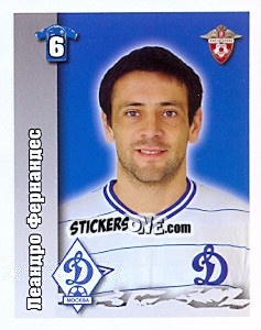 Figurina Леандро Фернандес / Leandro Fernandez - Russian Football Premier League 2010 n. 195 - Sportssticker